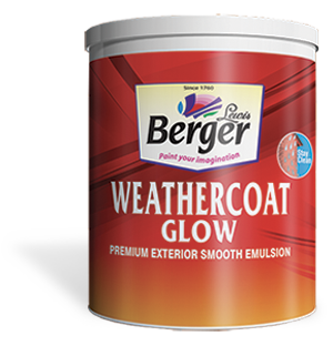 BERGER WEATHERCOAT GLOW 3.6 LTR / 4 LTR (WHITE)