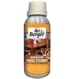 BERGER WOODKEEPER WOOD STAINER  1 LTR (OAK YELLOW)